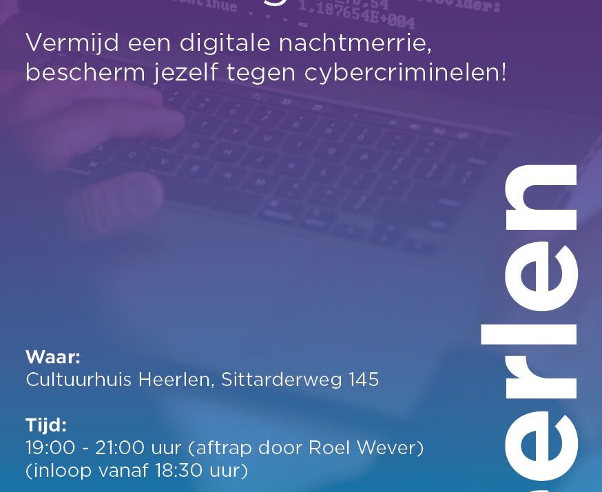 Buurtpreventie: Cybercrime voorlichting 16 mei