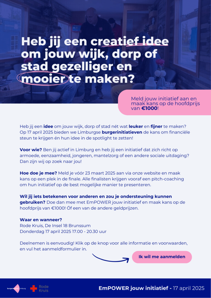 Doe mee met EmPOWER jouw initiatief en maak kans op €1000!