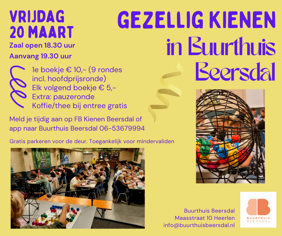 Kienen in Beersdal 20-3-2026